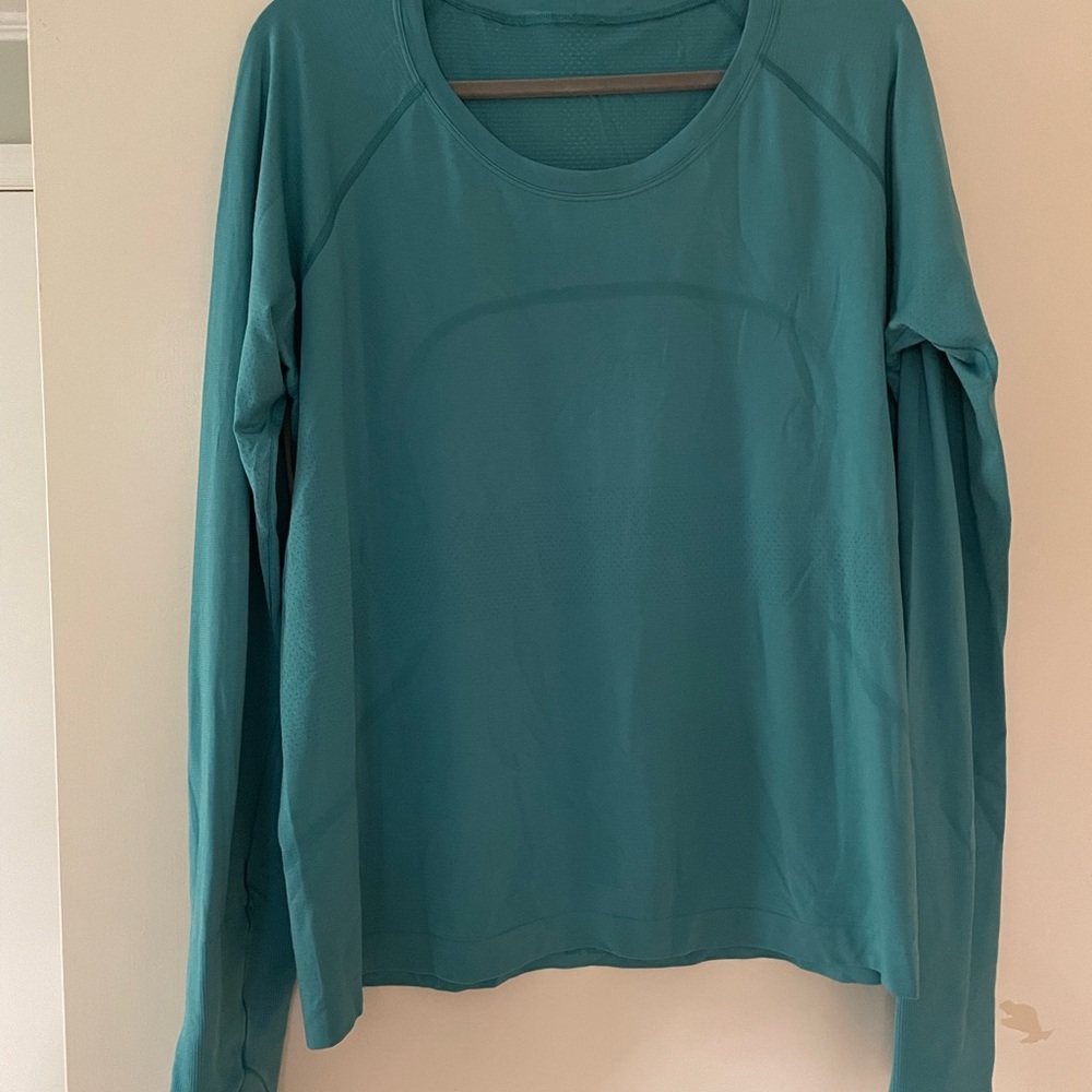 lululemon athletica Teal Long Sleeve Top